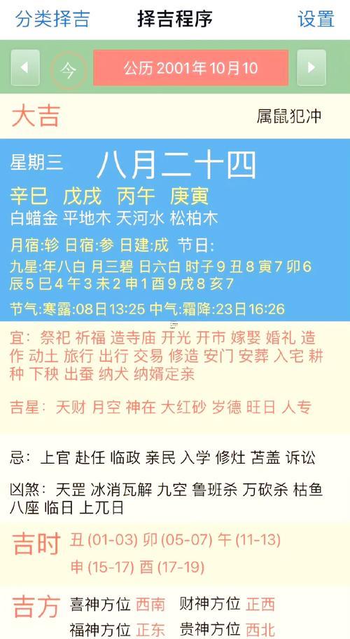 2025年10月開火吉日時(shí)辰吉兇