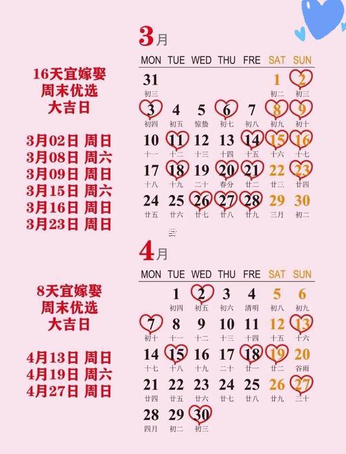 2025年10月結婚最吉利的日子有哪些