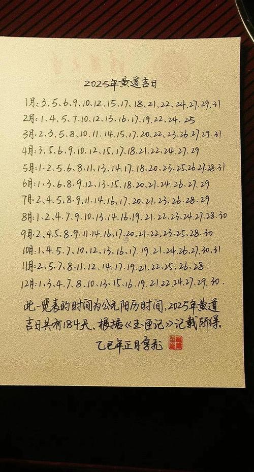 2025年10月謝土吉日一覽表大全