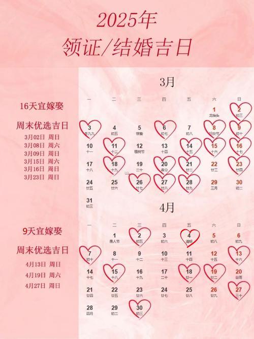 2025年10月適合訂婚的日子