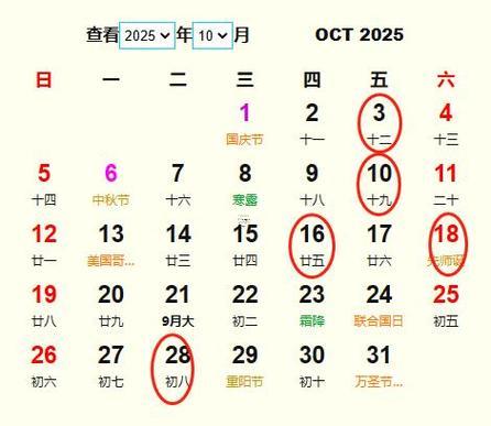 2025年10月修造驗(yàn)收吉日吉時(shí)