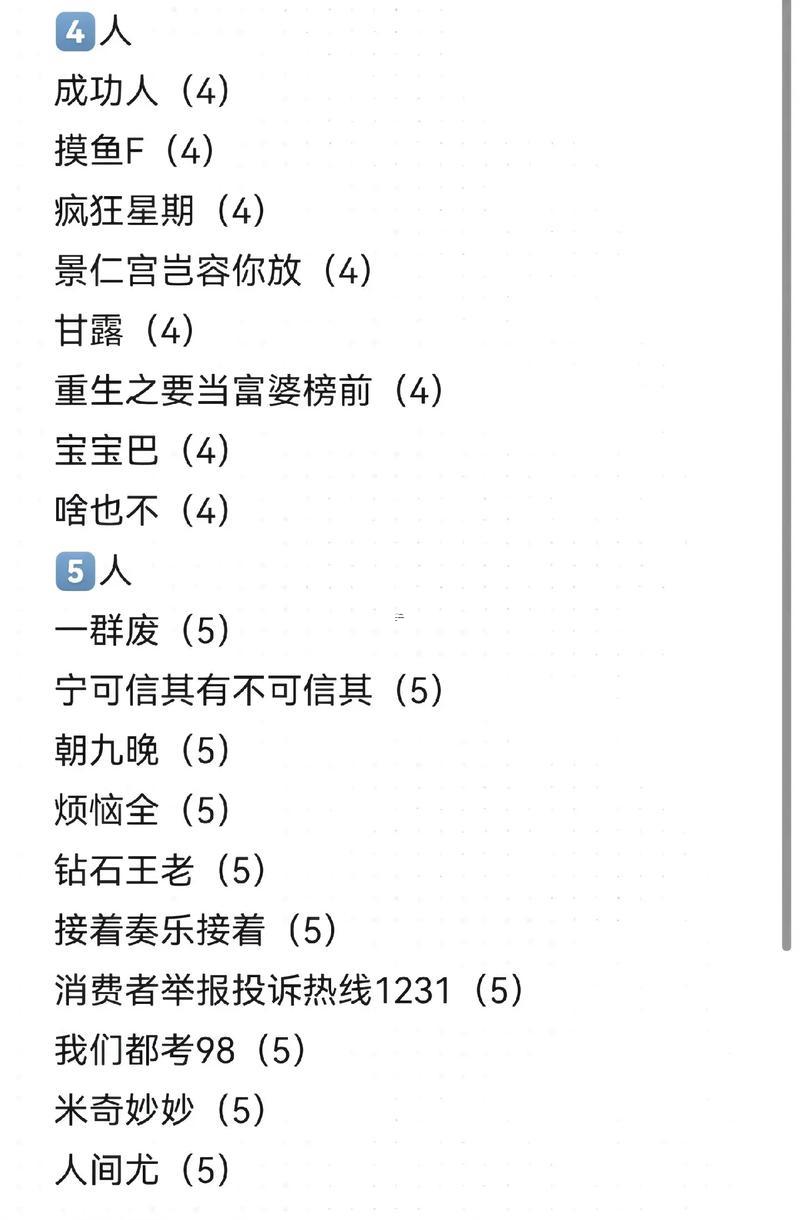 好聽的群名稱大全