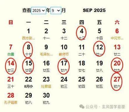 2025年10月搬家搬遷吉日吉時