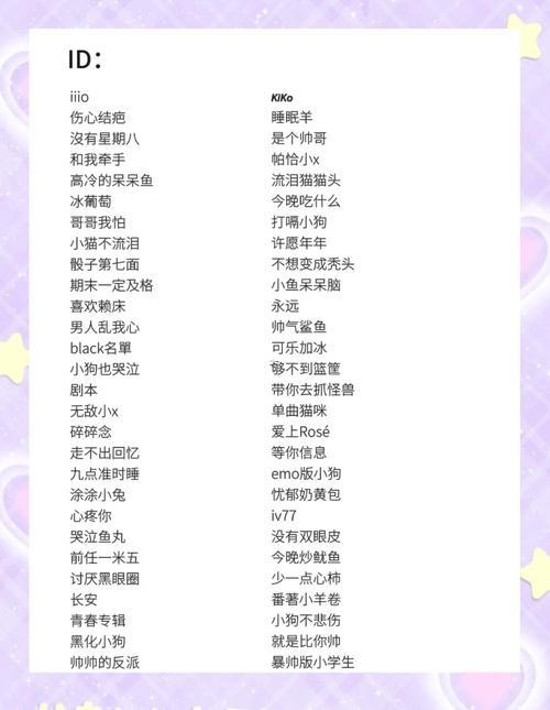可愛男生名字